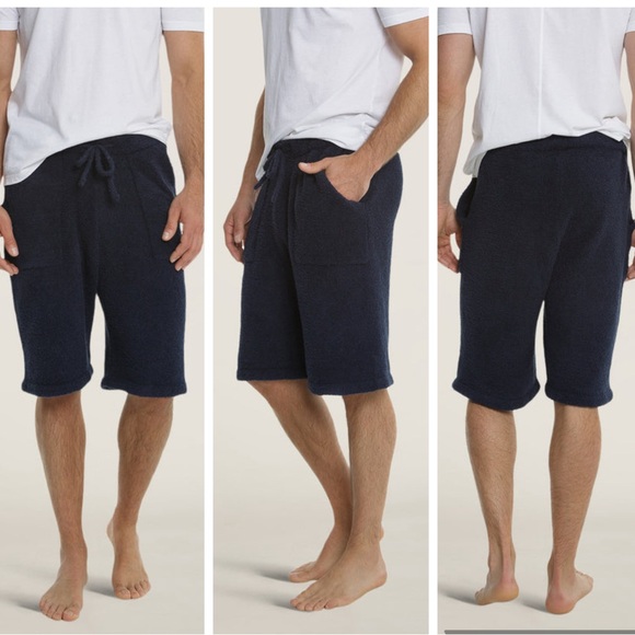 Barefoot Dreams Other - NEW Barefoot Dreams Men’s Cozy Chic Lounge Shorts Indigo Blue XL